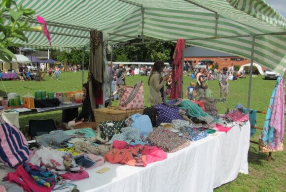 Clothes stall for charity