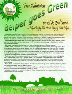 Belper Goes Green - Original Poster