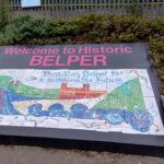 Belper Station Volunteers Unveil New Belper Mosaic Sign